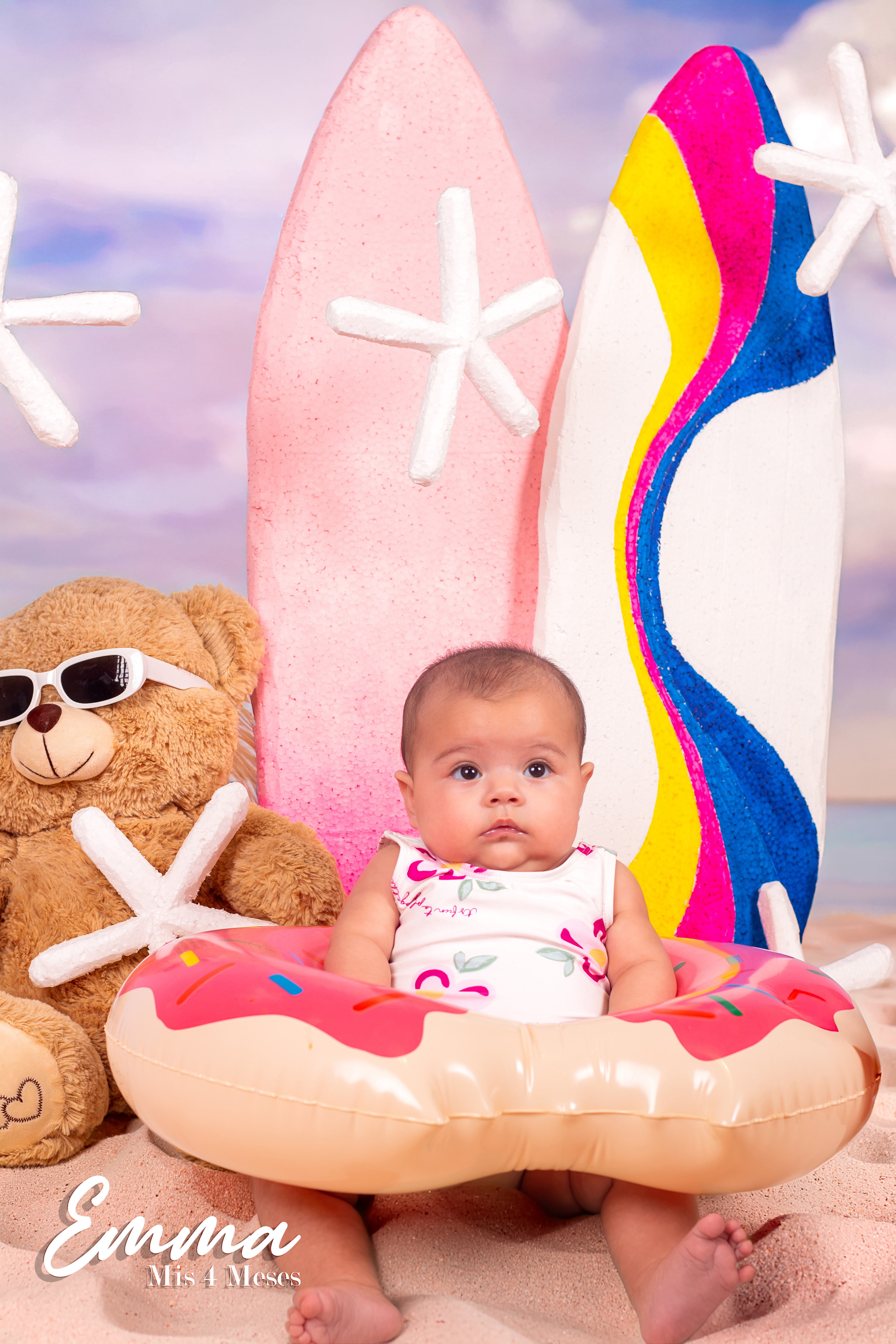 Estudio fotográfico para recién nacidos y seguimiento de bebés mes a mes